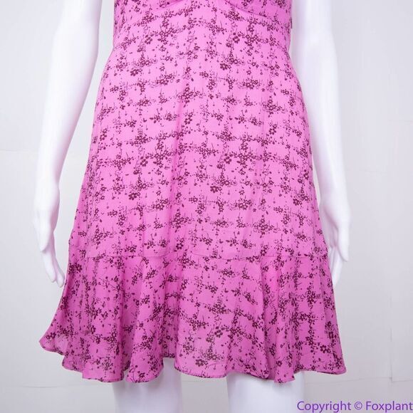 NEW Intimately Free People Caught Up Printed Slip Dress, Pink, Large - Picture 5 of 16